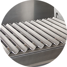 Adjustable V-Groove Grill at 4 Degrees